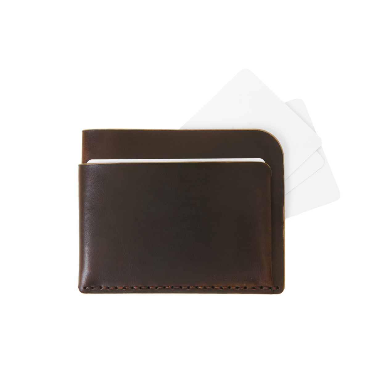 Side-Slip Wallet, Bark Chromexcel - MAKR