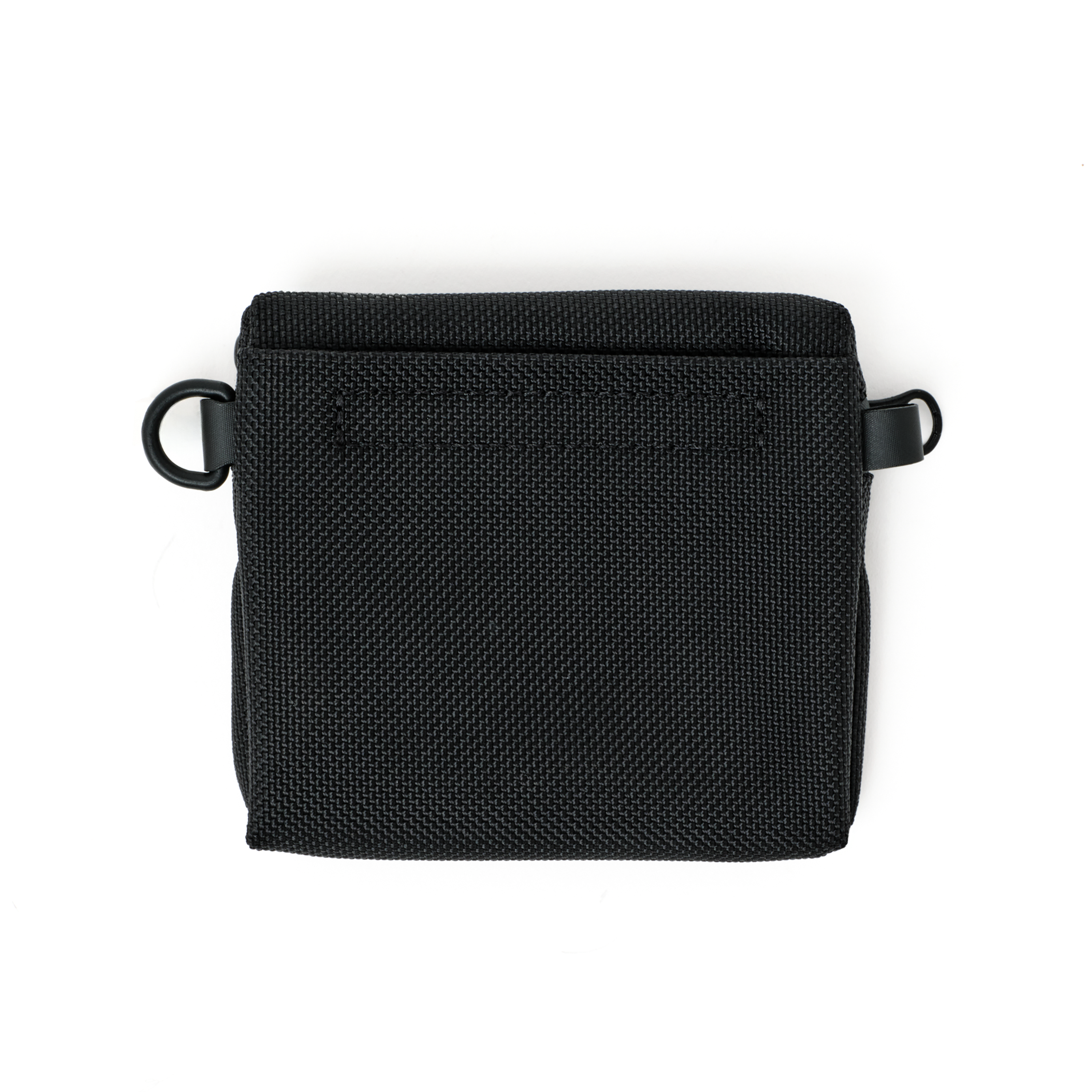 Back of the MAKR Bracket Pouch/Wallet in Black 1680 ballistic nylon.
