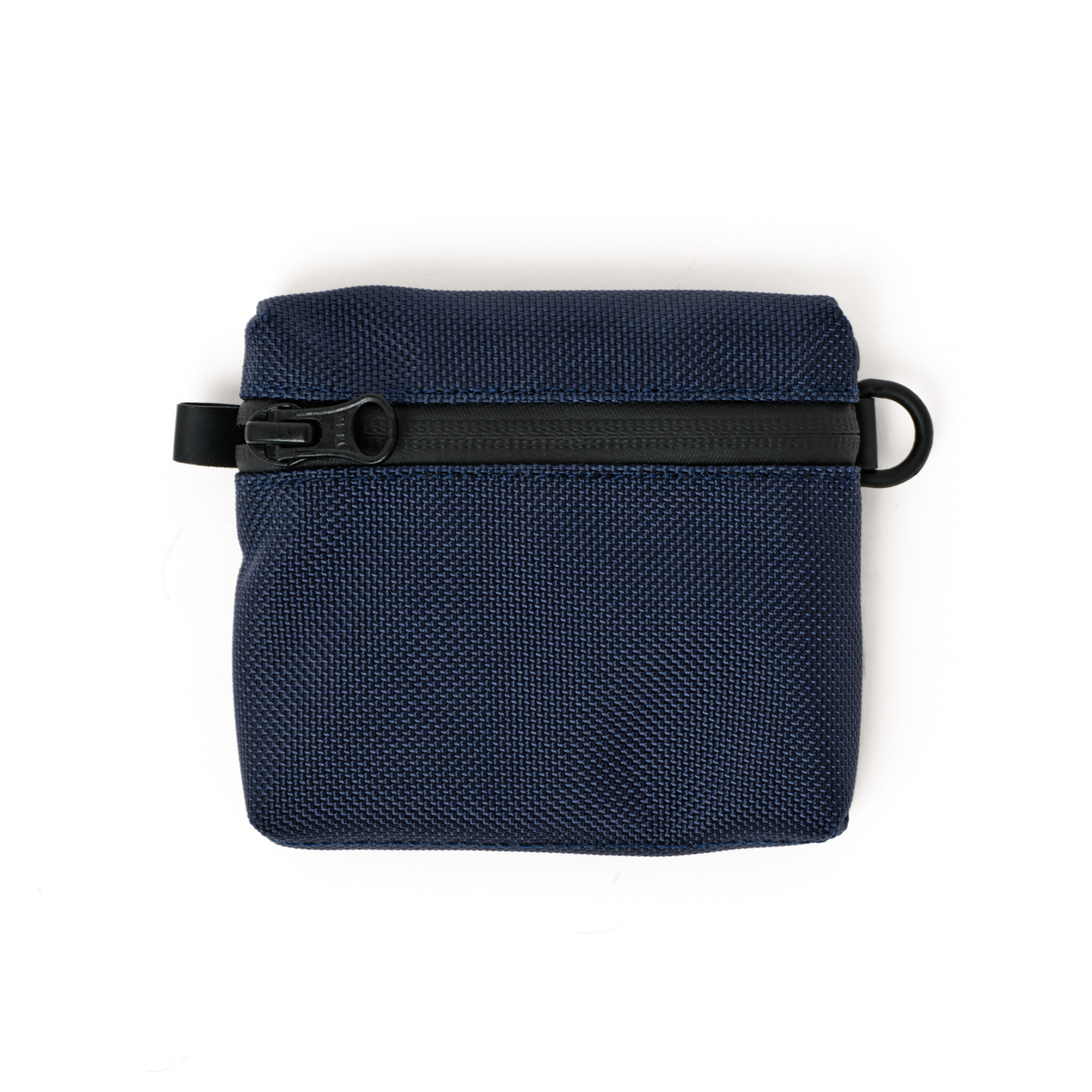 Front view of the MAKR Bracket Pouch/Wallet in Ink 1680 ballistic nylon.