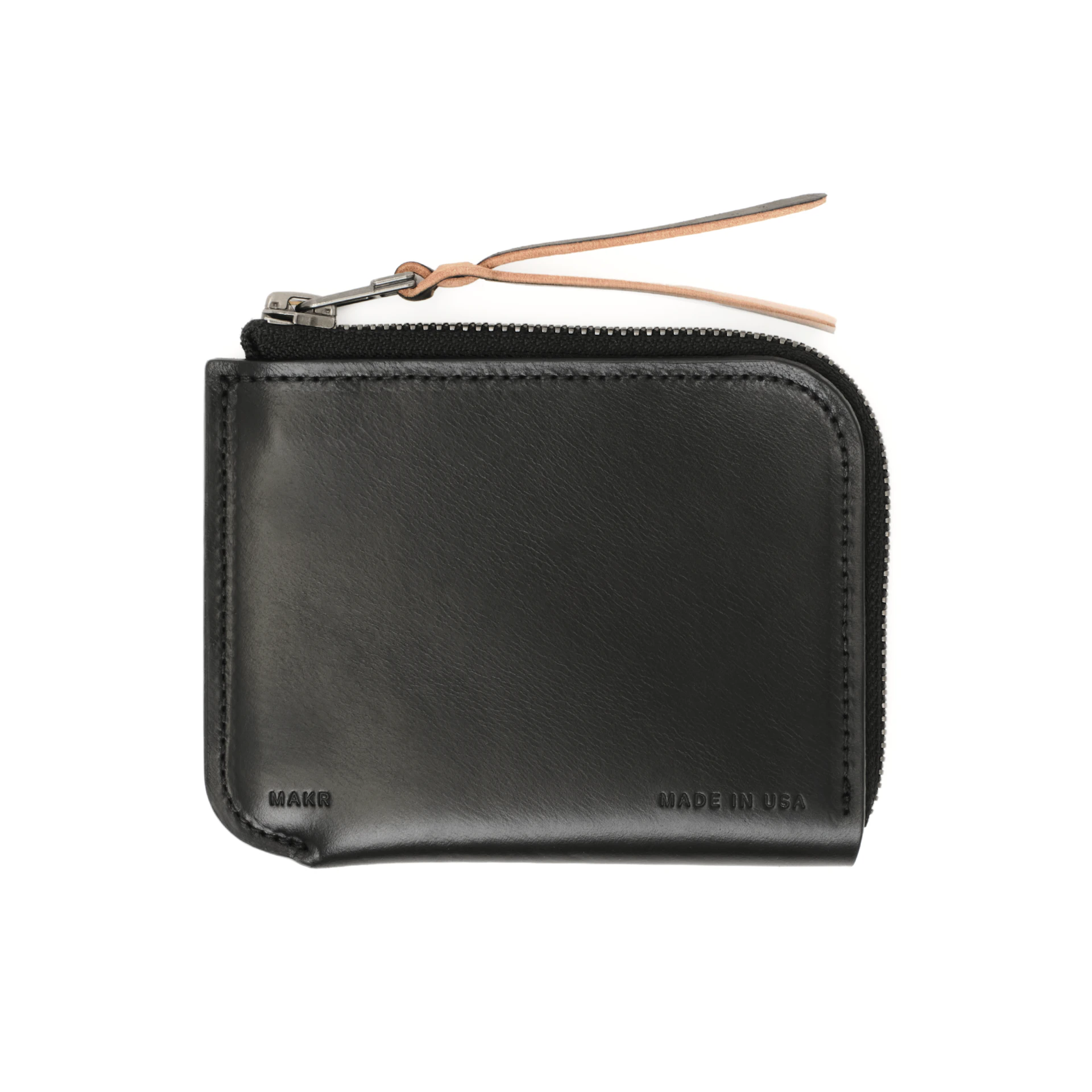Human Made Leather Zip Wallet Black 新品 Human Made Leather Wallet feature bi-fold zip wallet with an