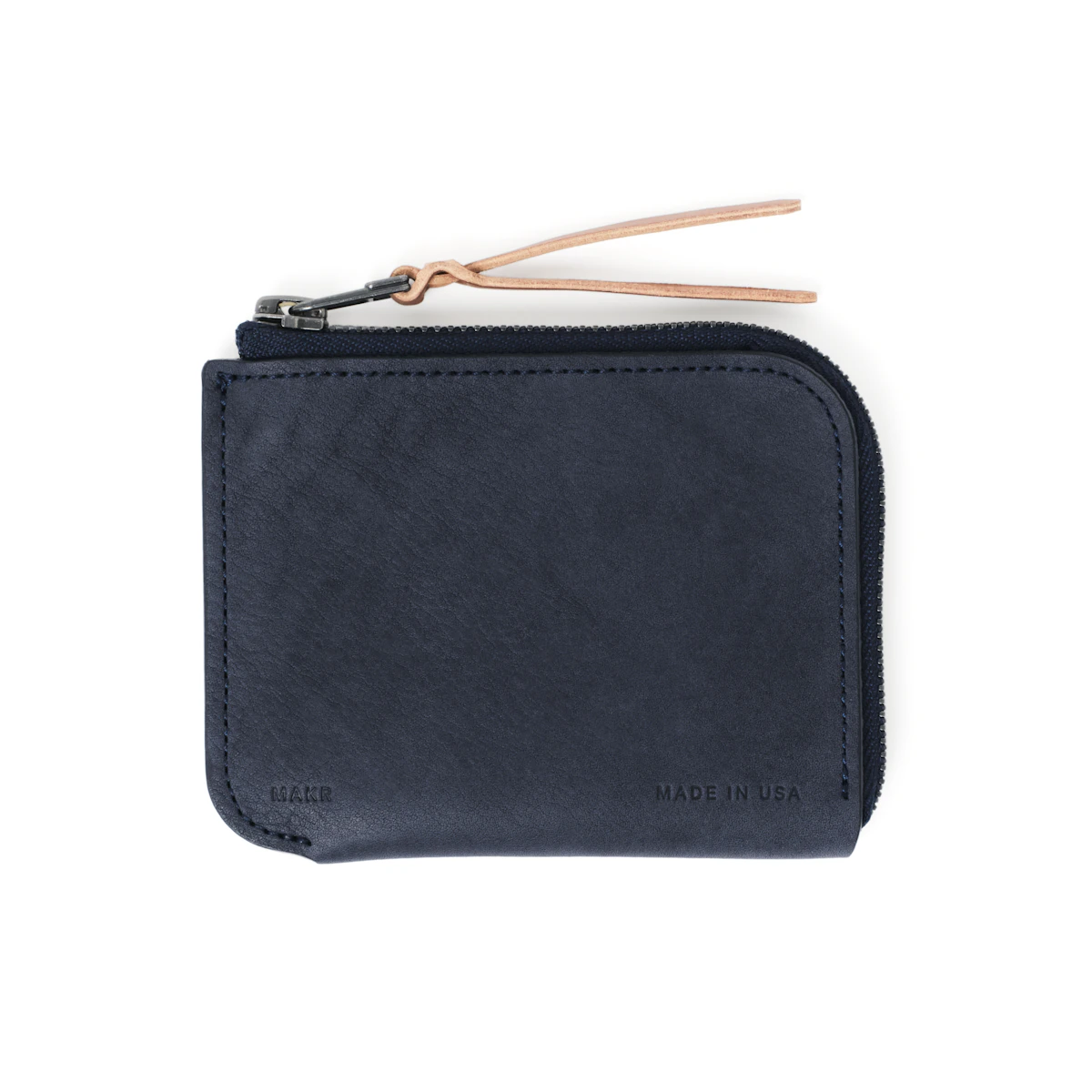 Zip Luxe V2 Wallet, Smooth Navy - MAKR