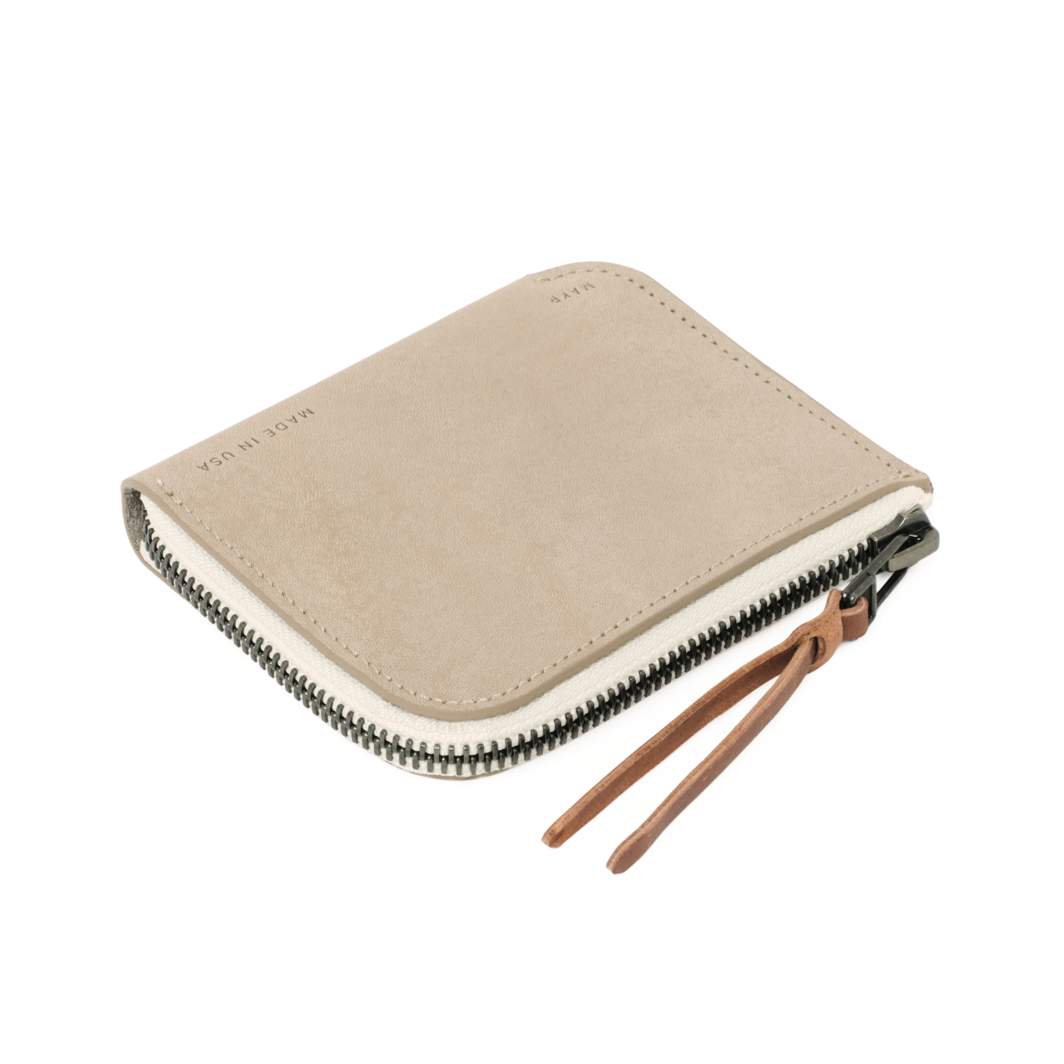 Zip Luxe V2 Wallet, Smooth Stone - MAKR