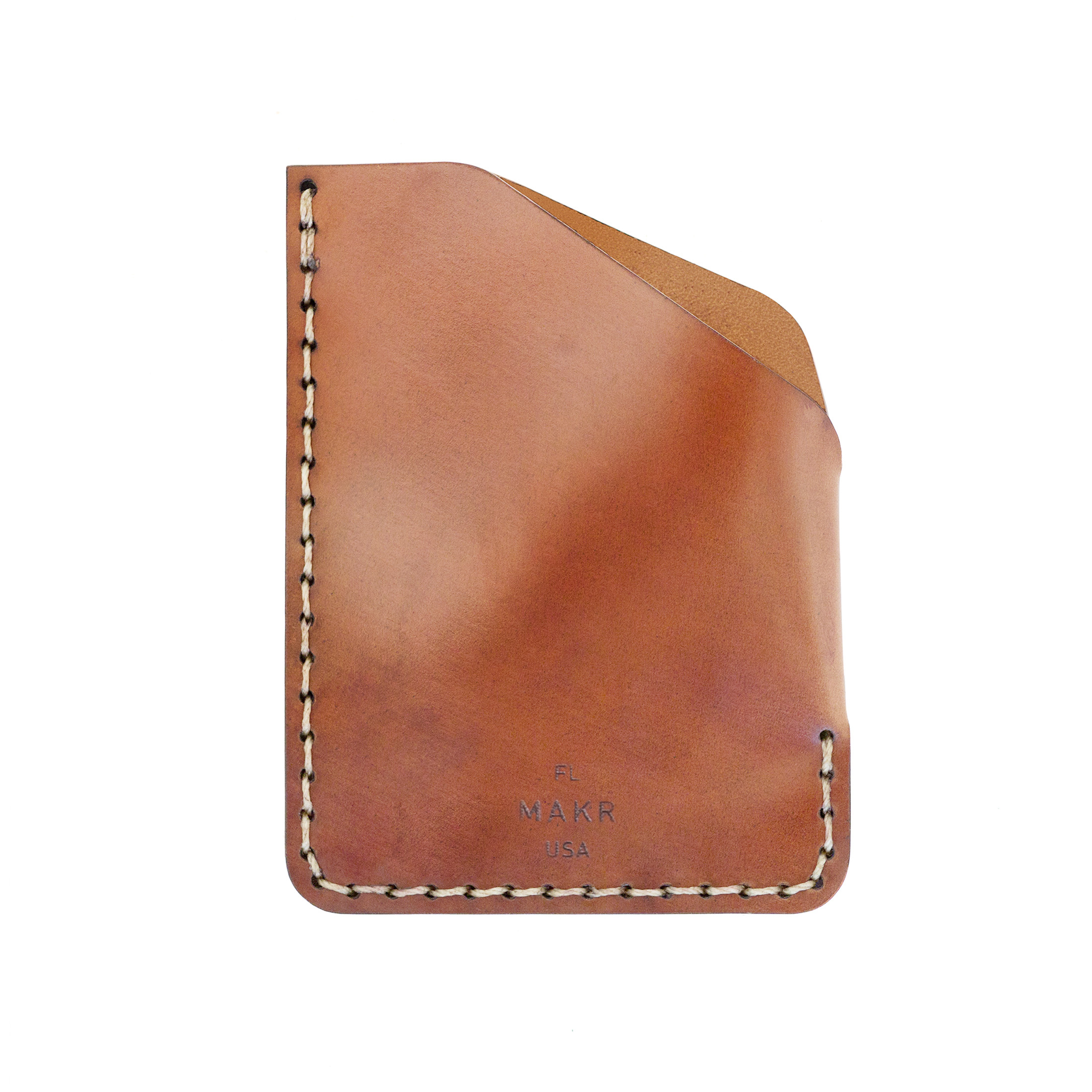 Angle Wallet, Natural Shell Cordovan