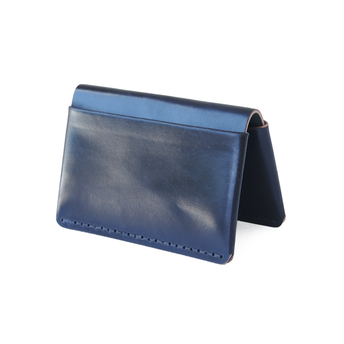 cordovan compact wallet【online limited】 CUSTOM - Shell Cordovan Card Wallet / Cordovan Leather