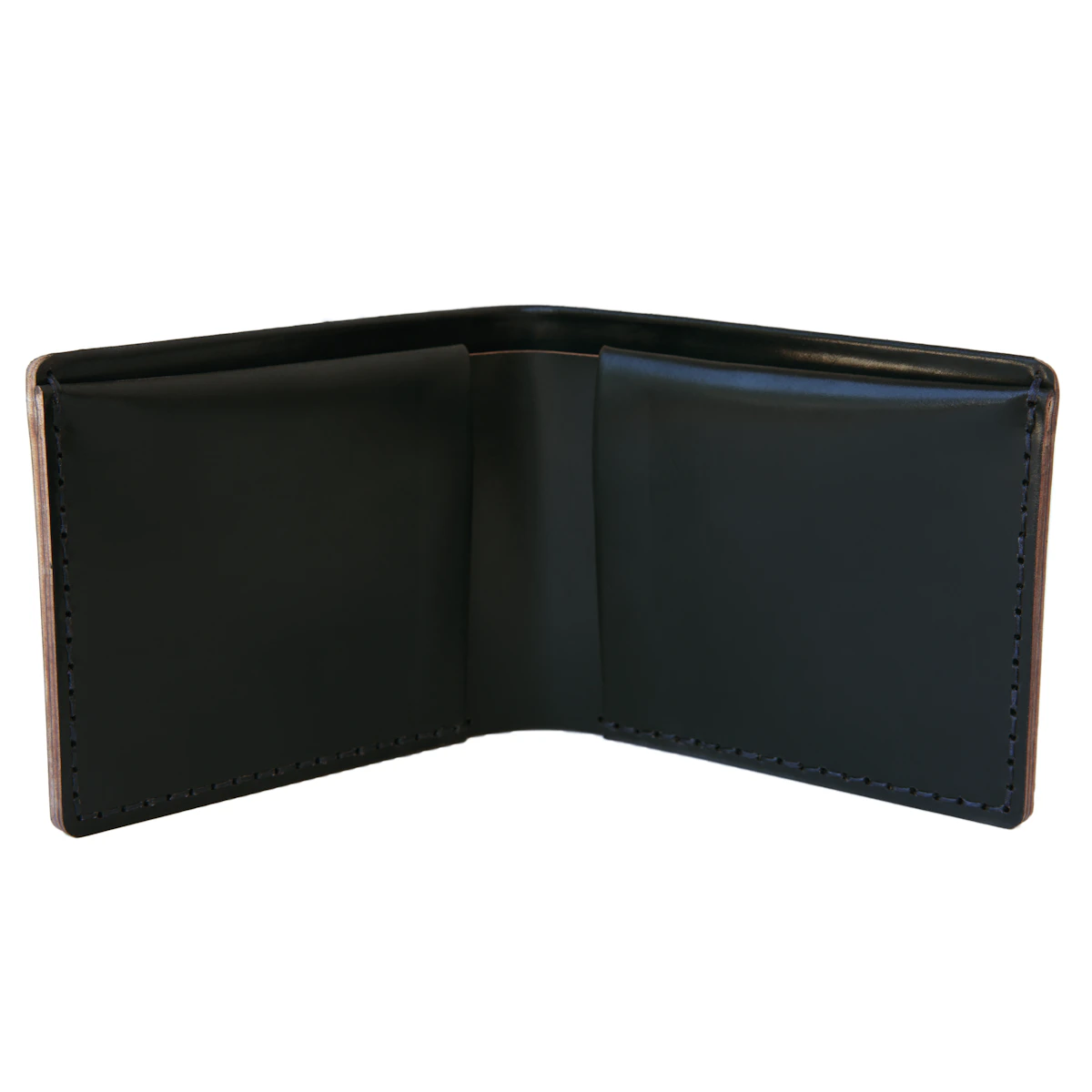 Landscape Billfold Wallet, Black Shell Cordovan - MAKR