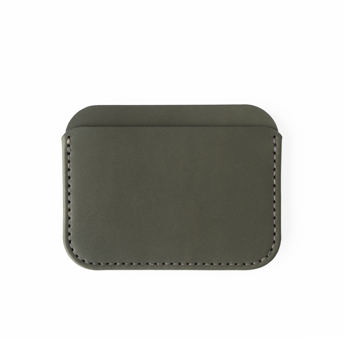 Large Zip Card Case - Moss