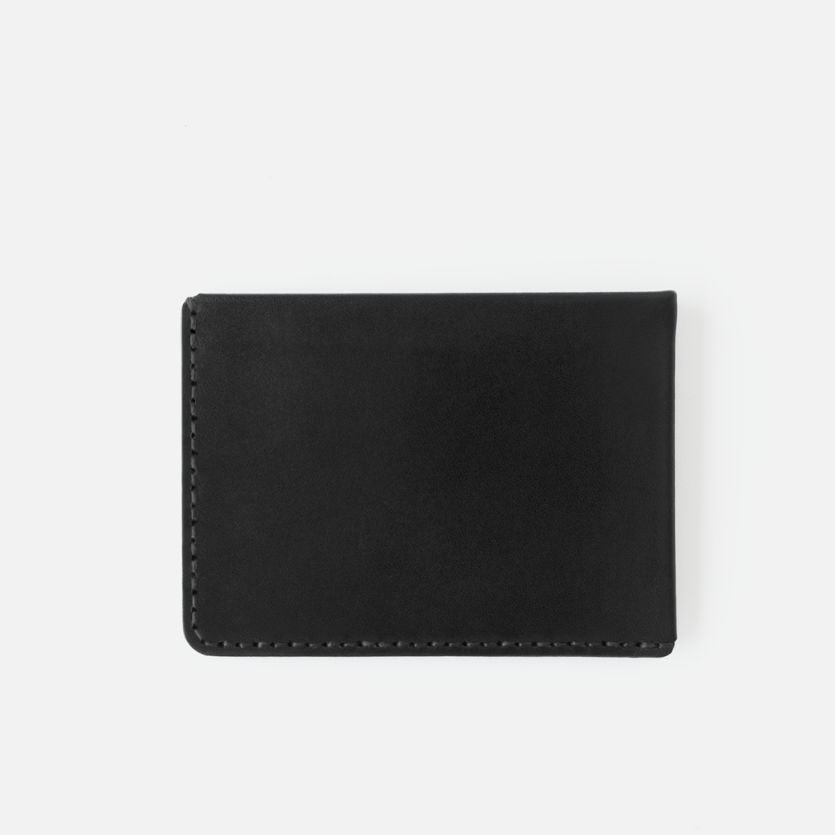 ★HYETHE★ HEARTY CARD POCKET BLACK H-Weld Two Wallet, Black - MAKR