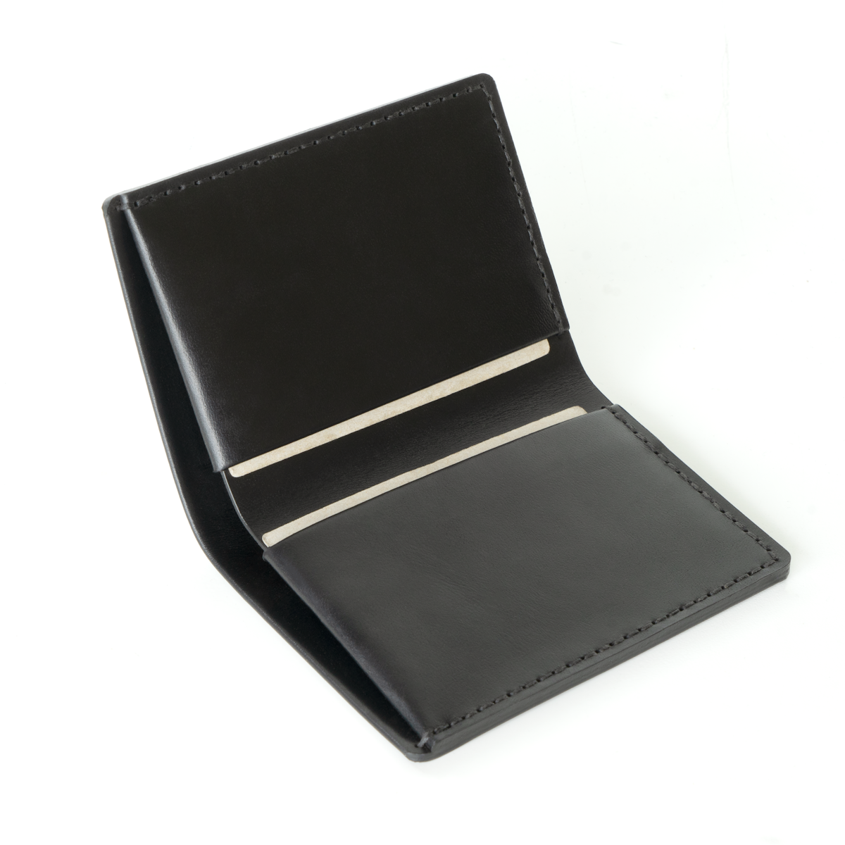 Portrait Billfold Wallet, Black Chromexcel - MAKR