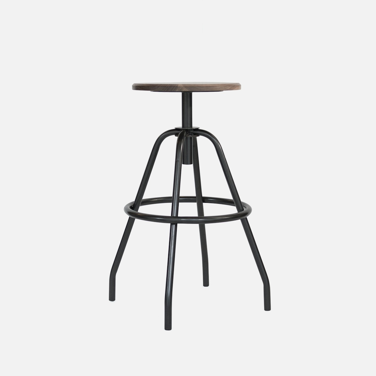 Studio Work Stool, Fixed - 28 Inch, Pewter