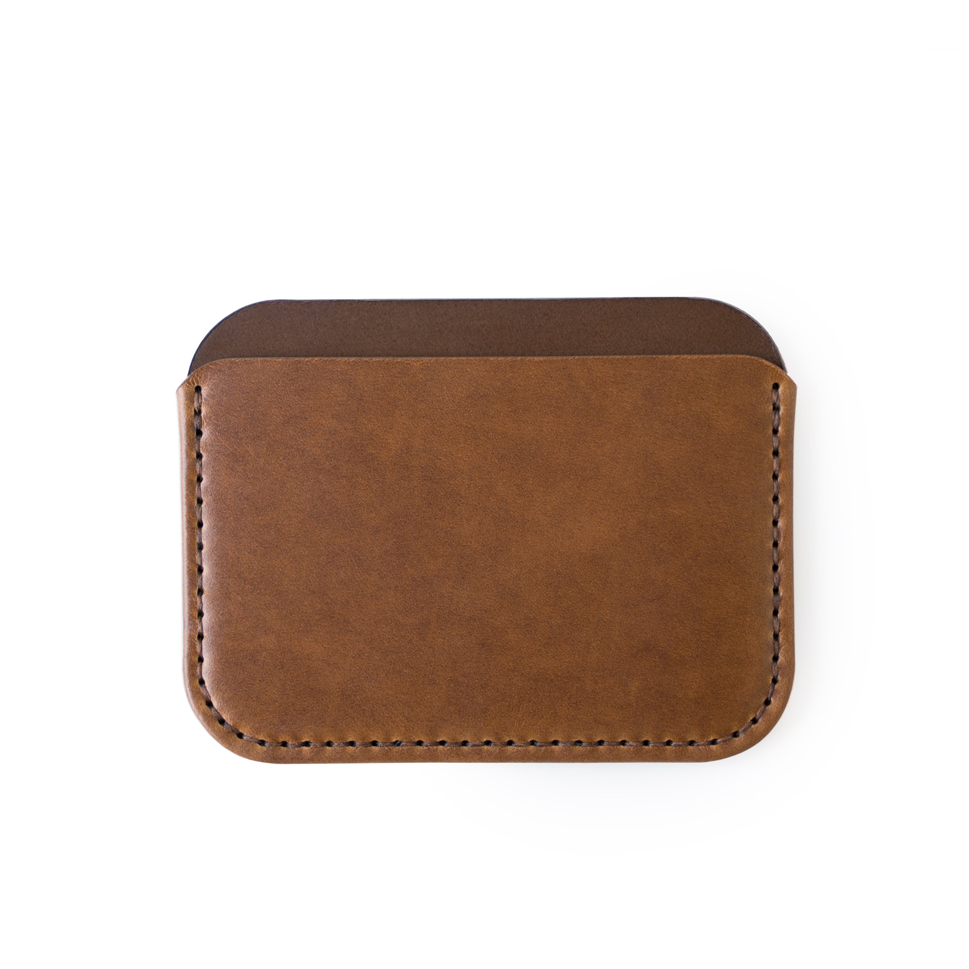 Round Luxe Wallet, Flax